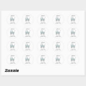 Welcome bABY Stroller Babysitter Daycare ラウンドシール (シート)