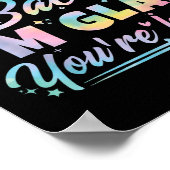 Welcome Back I’m Glad You’re Here First Day Of Sch ポスター (角)