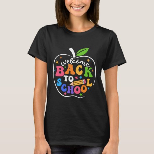 Welcome Back I'm Glad You're Here Back To School T Tシャツ (正面)