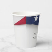 Welcome Back Military Hero USA Flag Party 紙コップ (右)