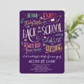 Welcome Back School Picnic 招待状 (スタンド正面)