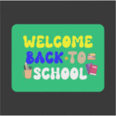Welcome Back To School シール (正面)