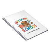 WELCOME BACK TO SCHOOL ノートブック (右側)