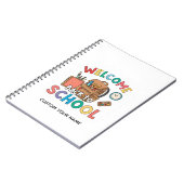 WELCOME BACK TO SCHOOL ノートブック (左側)