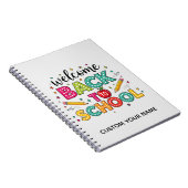 Welcome Back to School  ノートブック (右側)