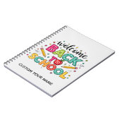 Welcome Back to School  ノートブック (左側)