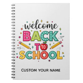 Welcome Back to School  ノートブック