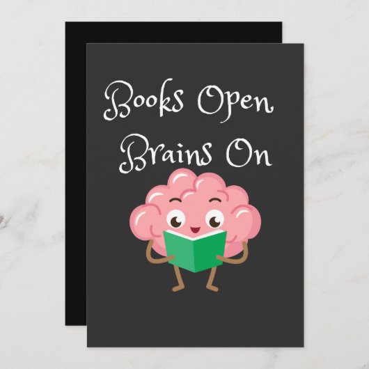 WELCOME BACK TO SCHOOL 招待状 (正面/裏面)