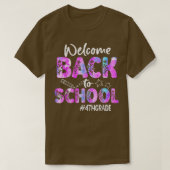 Welcome Back To School 4th Grade Back To School Tシャツ (デザイン正面)
