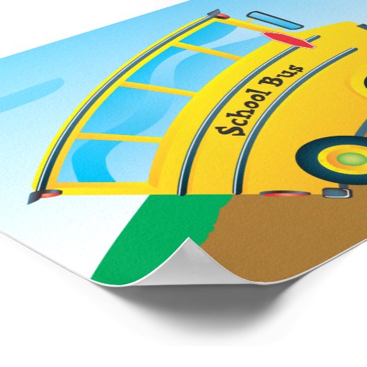 Welcome Back to School Banner ポスター (角)