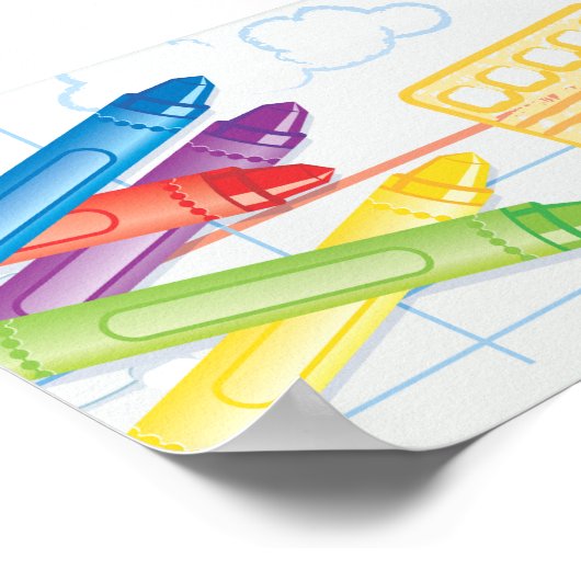 Welcome Back to School Banner ポスター (角)