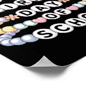 Welcome Back To School Bracelets First Day Of Scho ポスター (角)