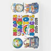 Welcome Back to School | Classroom 横断幕 (縦)