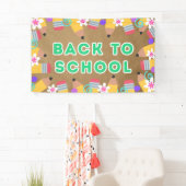 Welcome Back to School Classroom Poster Banner 横断幕 (インサイチュ)