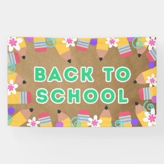 Welcome Back to School Classroom Poster Banner 横断幕