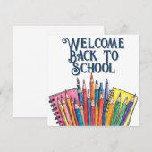 Welcome Back to School – Colorful Start (正面/裏面)