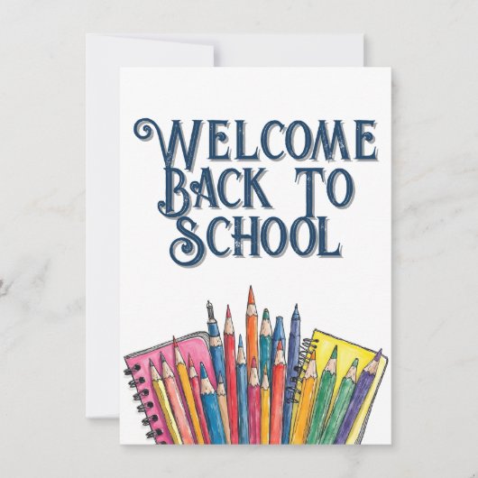 Welcome Back to School – Colorful Start (正面)
