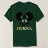 Welcome back to school daughter Cute African Ameri Tシャツ (デザイン正面)