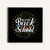 Welcome Back To School First Day Of School ノートブック (正面)