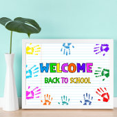 Welcome Back To School First Day Of School  ポスター