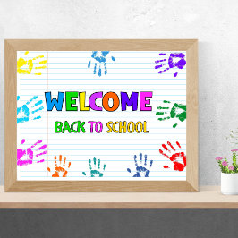 Welcome Back To School First Day Of School ポスター