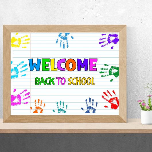 Welcome Back To School First Day Of School  ポスター