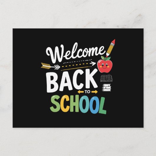 Welcome Back To School First Day of School Teacher ポストカード (正面)