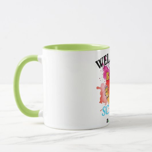 Welcome Back to School Mug – Cute Teacher Gift & F マグカップ (左)