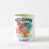 Welcome Back to School Mug – Cute Teacher Gift & F マグカップ (中央)