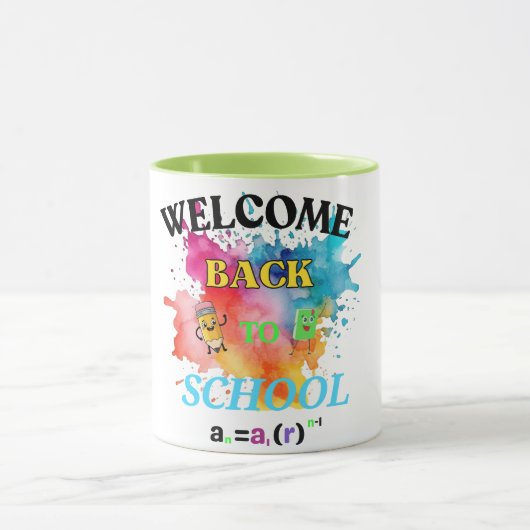 Welcome Back to School Mug – Cute Teacher Gift & F マグカップ (中央)