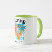 Welcome Back to School Mug – Cute Teacher Gift & F マグカップ (正面右)