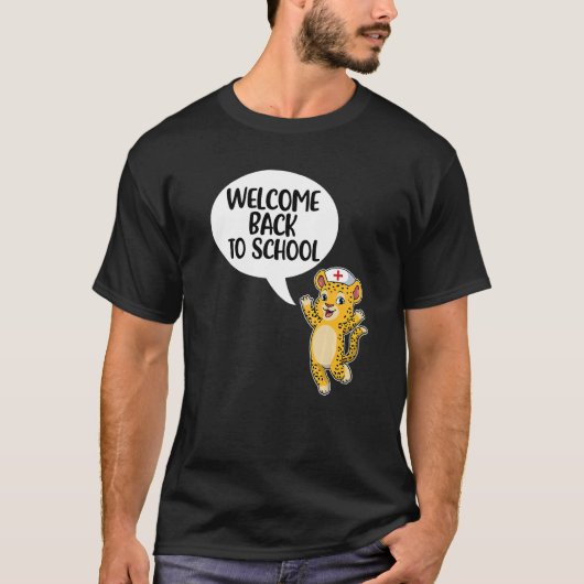 Welcome Back To School Nurse First Day Of School L Tシャツ (正面)