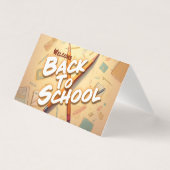 Welcome Back to School – Pencil Art Design (正面)
