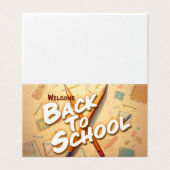 Welcome Back to School – Pencil Art Design (外部フラット)