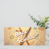 Welcome Back to School – Pencil Art Design (スタンド正面)