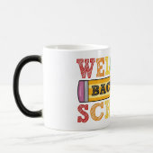Welcome Back to School – Pencil Illustration モーフィングマグカップ (左)