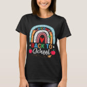 Welcome Back To School Rainbow First Day of School Tシャツ (正面)
