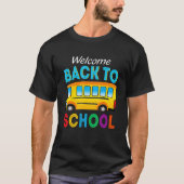 Welcome Back To School  School Bus Driver Mens Boy Tシャツ (正面)