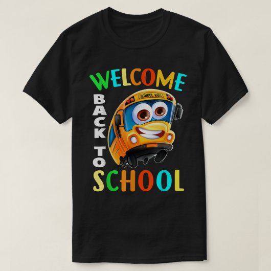 Welcome Back To School Shirt School Bus Driver Men Tシャツ (デザイン正面)