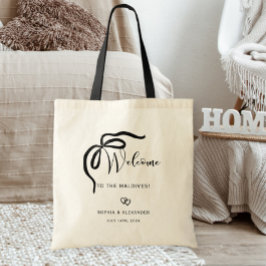 Welcome bag for destination wedding, ribbon トートバッグ