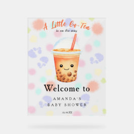  Welcome Bubble Tea Baby shower Welcome アクリルサイン