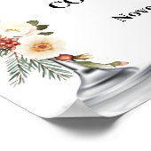 Welcome Bubbles & Brews Winter Couples Shower ポスター (角)