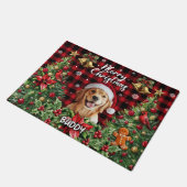 Welcome Christmas Doormat – Festive Holiday Welcom ドアマット (アングル)