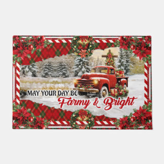 Welcome Christmas Doormat – Festive Holiday Welcom ドアマット