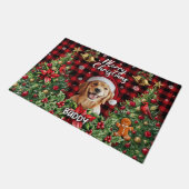 Welcome Christmas Doormat – Festive Holiday Welcom ドアマット (アングル)