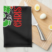 Welcome Christmas Tree And Ornaments-23758 キッチンタオル (四つ折り)