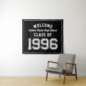 Welcome Class of 1996, Black Reunion Party Decor タペストリー (インサイチュ(横))