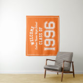 Welcome Class of 1996, Orange Reunion Party Decor タペストリー (インサイチュ)