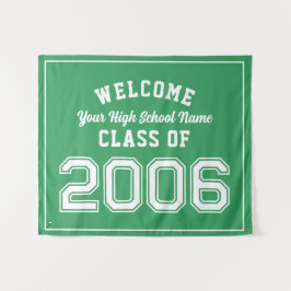 Welcome Class of 2006, 20 Year Reunion Decor タペストリー