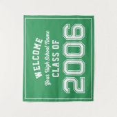 Welcome Class of 2006, 20 Year Reunion Decor タペストリー (正面)